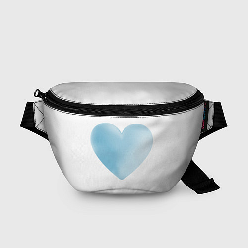 Поясная сумка Синее сердце / 3D-принт – фото 1