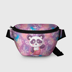 Поясная сумка Милая панда детский, цвет: 3D-принт