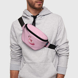 Поясная сумка Flamingos Розовый фламинго, цвет: 3D-принт — фото 2