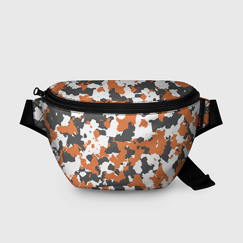 Поясная сумка Orange Camo / 3D-принт – фото 1