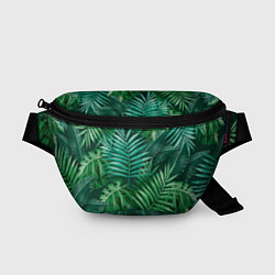 Поясная сумка Tropical plants pattern