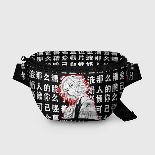 Поясная сумка Майки и иероглифы Токийские мстители / 3D-принт – фото 1