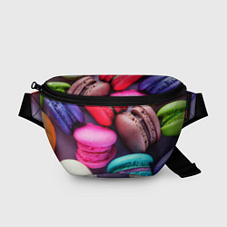 Поясная сумка Colorful Macaroons, цвет: 3D-принт
