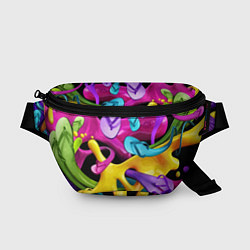 Поясная сумка Пляжный паттерн Summer, цвет: 3D-принт