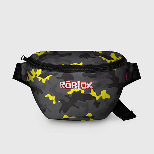 Поясная сумка Roblox Камуфляж Жёлто-Серый / 3D-принт – фото 1