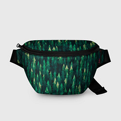 Поясная сумка Еловый лес spruce forest