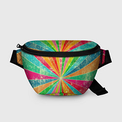 Поясная сумка Геометрический паттерн Retro, цвет: 3D-принт