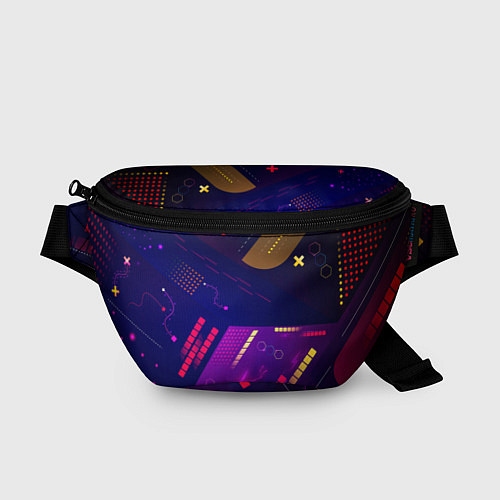 Поясная сумка Cyber neon pattern Vanguard / 3D-принт – фото 1
