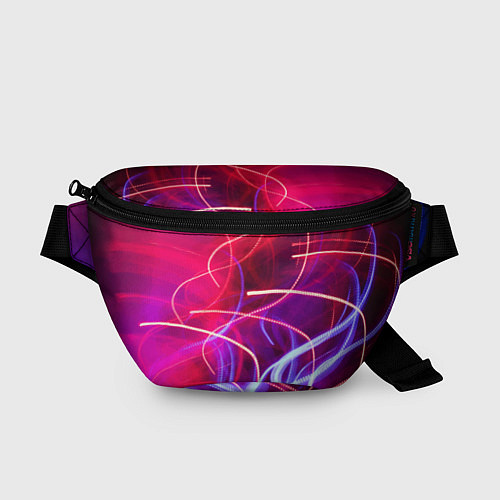 Поясная сумка Неоновые огни Абстракция / 3D-принт – фото 1
