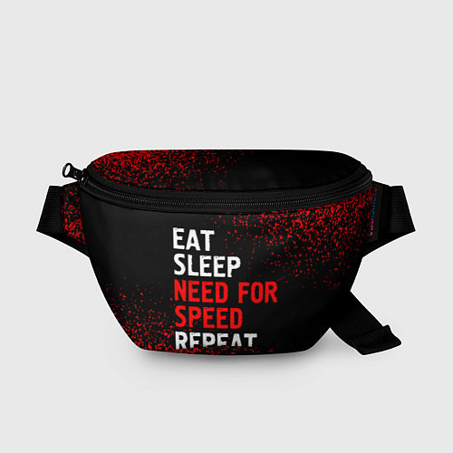Поясная сумка Eat Sleep Need for Speed Repeat - Спрей / 3D-принт – фото 1