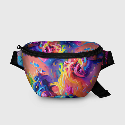 Поясная сумка Madness colors / 3D-принт – фото 1