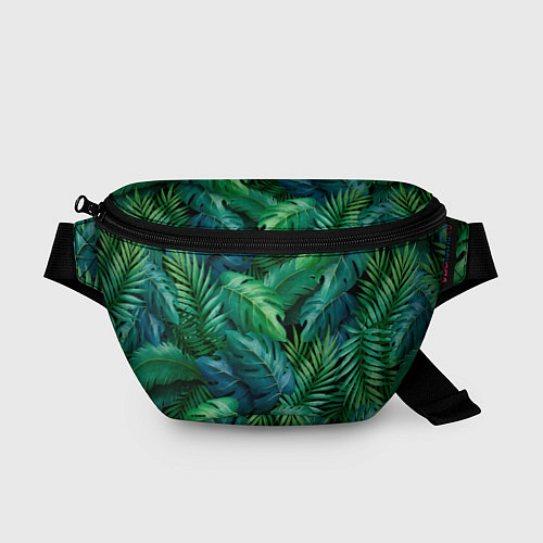 Поясная сумка Green plants pattern / 3D-принт – фото 1