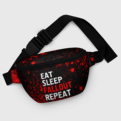 Поясная сумка Eat Sleep Fallout Repeat Краска, цвет: 3D-принт — фото 2