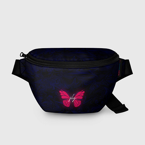Поясная сумка Бабочка неон FLY / 3D-принт – фото 1