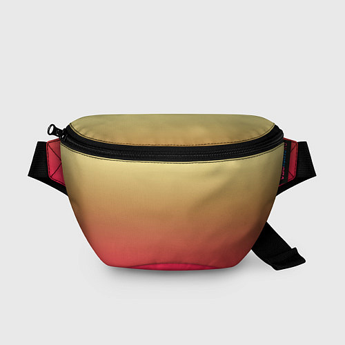Поясная сумка Красно-желтый градиент / 3D-принт – фото 1