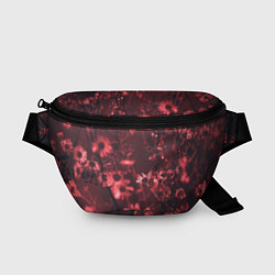 Поясная сумка Цветы на закате, цвет: 3D-принт
