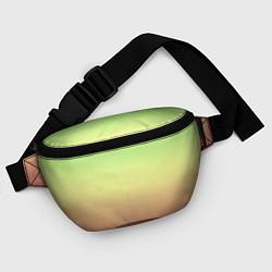 Поясная сумка Градиент Фисташки Gradient, цвет: 3D-принт — фото 2