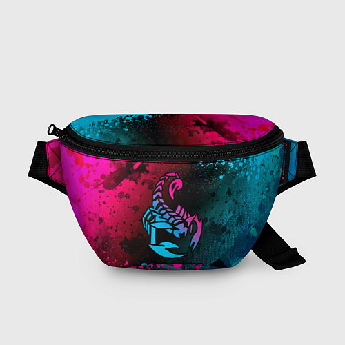 Поясная сумка Scorpions Neon Gradient / 3D-принт – фото 1
