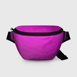 Поясная сумка Розовый неоновый полосатый узор Pink neon, цвет: 3D-принт