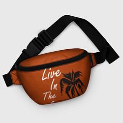 Поясная сумка Live in the sunshine, цвет: 3D-принт — фото 2