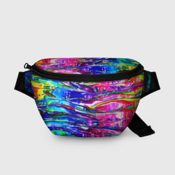 Поясная сумка Красочный авангардный паттерн Fashion trend, цвет: 3D-принт