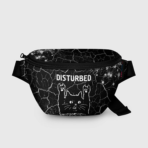 Поясная сумка Группа Disturbed и Рок Кот / 3D-принт – фото 1