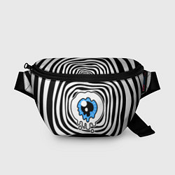 Поясная сумка Глаз-психоделика, цвет: 3D-принт