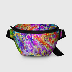 Поясная сумка Летняя мозаика, цвет: 3D-принт