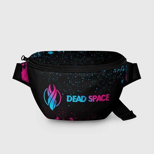 Поясная сумка Dead Space - neon gradient: надпись и символ / 3D-принт – фото 1