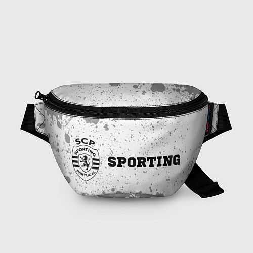 Поясная сумка Sporting sport на светлом фоне: надпись и символ / 3D-принт – фото 1