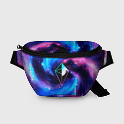 Поясная сумка No Mans Sky неоновый космос, цвет: 3D-принт