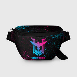 Поясная сумка Free Fire - neon gradient