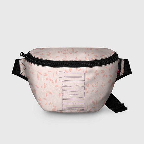 Поясная сумка Диана по-вертикали с розовым фоном / 3D-принт – фото 1