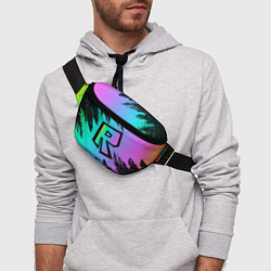 Поясная сумка Roblox neon logo, цвет: 3D-принт — фото 2