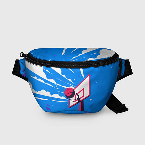 Поясная сумка Баскетбольное кольцо и небо / 3D-принт – фото 1
