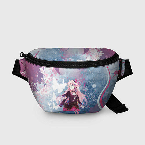 Поясная сумка Девушка аниме с бабочками / 3D-принт – фото 1