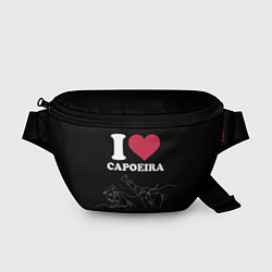 Поясная сумка I love Capoeira Battle line, цвет: 3D-принт