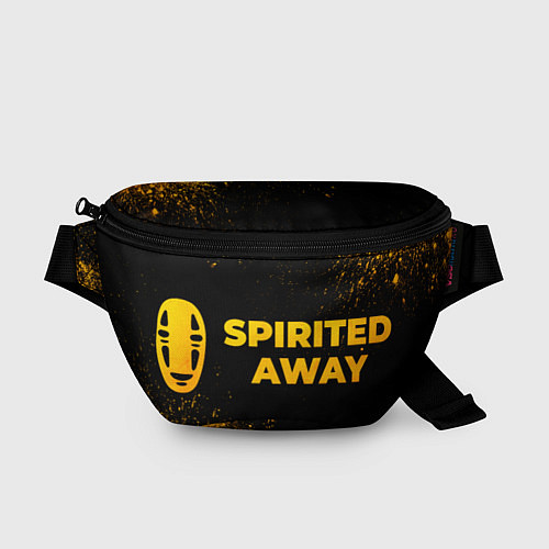 Поясная сумка Spirited Away - gold gradient: надпись и символ / 3D-принт – фото 1