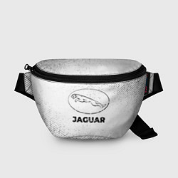 Поясная сумка Jaguar с потертостями на светлом фоне, цвет: 3D-принт