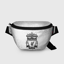 Поясная сумка Liverpool с потертостями на светлом фоне, цвет: 3D-принт