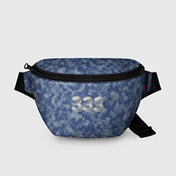 Поясная сумка Армейский камуфляж 333, цвет: 3D-принт