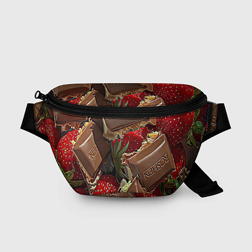 Поясная сумка Клубника и шоколад Рошен / 3D-принт – фото 1