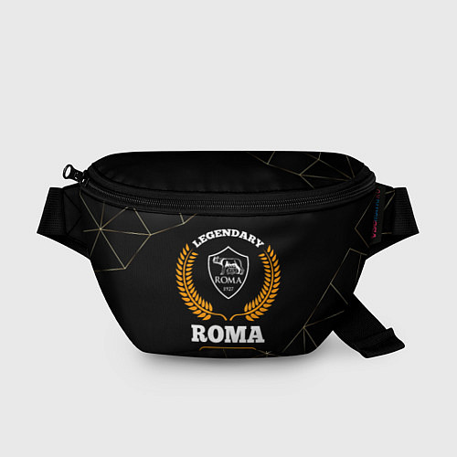 Поясная сумка Лого Roma и надпись legendary football club на тем / 3D-принт – фото 1