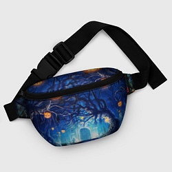 Поясная сумка Ночь Halloween, цвет: 3D-принт — фото 2