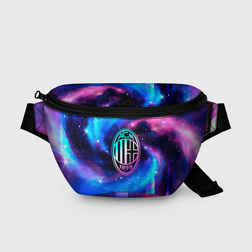 Поясная сумка AC Milan неоновый космос / 3D-принт – фото 1
