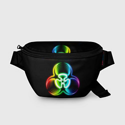 Поясная сумка Biohazard - неоновый знак, цвет: 3D-принт