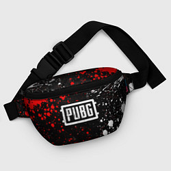 Поясная сумка PUBG white grunge, цвет: 3D-принт — фото 2