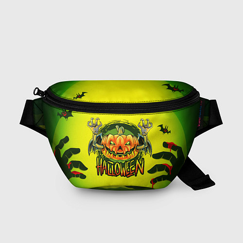 Поясная сумка Тыква - зомби хэллоуин / 3D-принт – фото 1