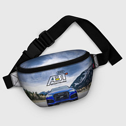 Поясная сумка Audi ABT - sportsline на трассе, цвет: 3D-принт — фото 2