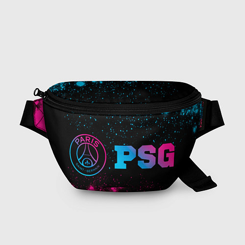 Поясная сумка PSG - neon gradient: надпись и символ / 3D-принт – фото 1